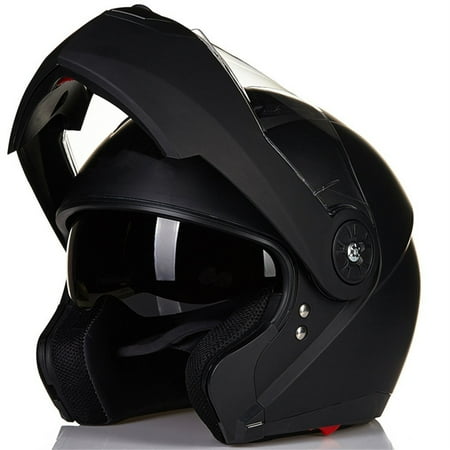 ILM Motorcycle Modular Flip up Dual Visor Helmet DOT Approved 5 Colors Available