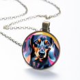thumbnail image 6 of Dachshund Necklace Personalized Custom Photo Round Pendant Adjustable Stainless Steel Necklaces with Gift Box for Men Women Mothers Valentine's Jewelry Gift, 6 of 6