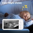 thumbnail image 4 of Monitor para bebés NETVUE Peekababy Video con cámara y pantalla de 5 pulgadas, 4 of 9