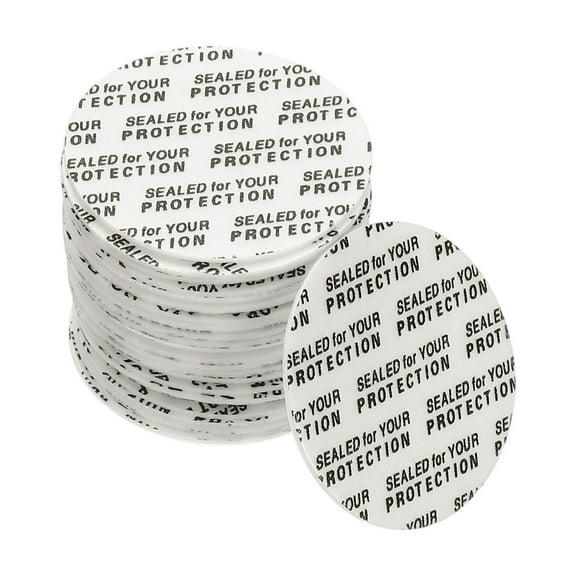 Uxcell 110Pack Foam Lid Liner, 34mm/1.34" PS Foam Resistant Tamper Pressure Sensitive Seal for Bottle Cap Liners Seals