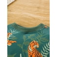 thumbnail image 3 of ZAXARRA Toddler Baby Boys Fall Pants Sets Long Sleeve Pattern Print Sweatshirt Tops and Drawstring Pants Sets, 3 of 7