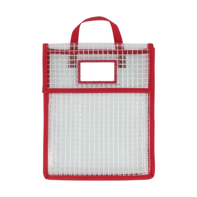 Bolsas de libros , bolsa de almacenamiento de malla, bolsas de lectura, bolsa de , bolso de mano para organizar revistas, libros de Rojo Gloria Bolsas de libros