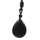thumbnail image 4 of 2x Colgante De Gota De Agua Collar De Piedra Joyería Artesanal Resistente Para Unisex Ajustable Negro, 4 of 8