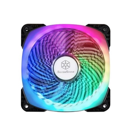 SilverStone Technologies AP124-ARGB 120 mm Air Penetrator Computer Case Cooling PWM Fan Ball Bearing Transparent Blade with Balck Frame price history on PriceWatchPro