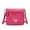 Fuchsia, variant on Luciana Women's Crossbody Bag, Vegan Leather Shoulder Bag Handbag Purse for Travel, Work and School by Mia K - Fuchsia Pink