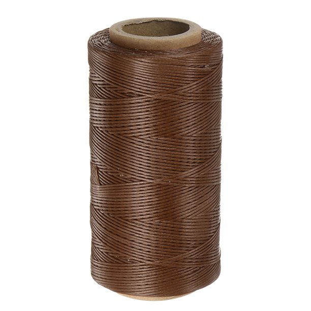 Hilo de costura de tapicería 284 yardas 260m de cuerda de poliéster, marrón oscuro