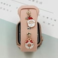 thumbnail image 4 of ALMNVO 1/4Pack Christmas Decoration Compatible with Apple watch band iWatch/Galaxy watch 5/4/3 Bracelet Silicone Strap Accessories Jewelry Decorative Ornament metal gloves Charms, 4 of 7