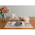 thumbnail image 3 of 10 Strawberry Street Nova Square 16-Piece Stoneware Dinnerware Set, Cream/White, 3 of 5