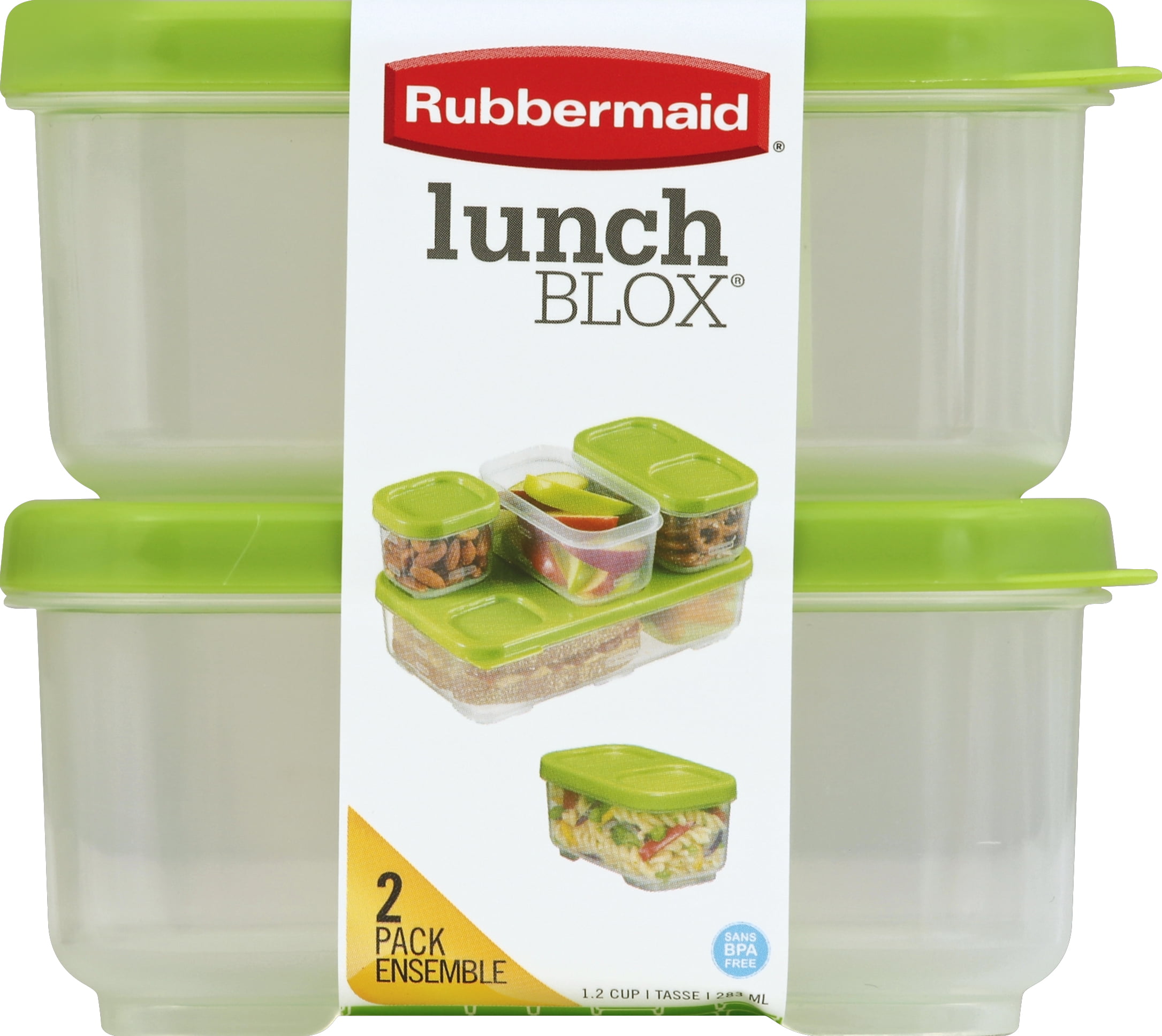 Rubbermaid LunchBlox 7-Piece Modular Entree Food Containers with