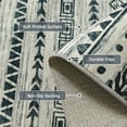thumbnail image 7 of Boho 2'x10' Washable Hallways Rug, 2x10FT Runner Rug with Rubber Backed, Vintage Runners for Laundry Non Slip Carpet Khaki Lightweight Door Mat Indoor Entrance, 7 of 7