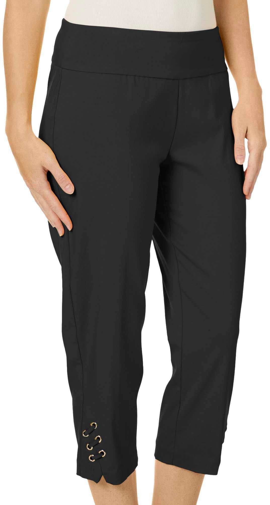 womens pull on crop pants