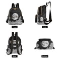 thumbnail image 4 of FORMRS Mini Backpack Purse for Women Quilted Travel Daypack Casual Shoulder Bag, Black Moon, 4 of 7