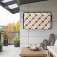 thumbnail image 2 of Outdoor TV Cover 58x37x4.5in, Geometric Morocco Lattice Plaid Weatherproof TV Screen Protector with Zipper, Retro Plaid Outside Television Cover Fits Up to 60-65", 2 of 9