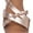 Gold7001, variant on Ataiwee Women's Flat Slide Sandals - Casual Comfort Braided Strappy Flat Summer Sandals.
