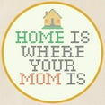 thumbnail image 2 of CafePress - Home Is Where Your Mom Is Tote Bag - Unisex Canvas Tote Bag, Beige, 1-Piece, 2 of 6