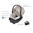 thumbnail image 2 of Maxi-Cosi Mico Luxe Asiento de coche para bebés con base, Asiento de coche orientado hacia atrás para bebés, Asiento de coche para bebés de 4 a 30 libras, Asientos de coche para bebés, Asientos de coc, 2 of 5