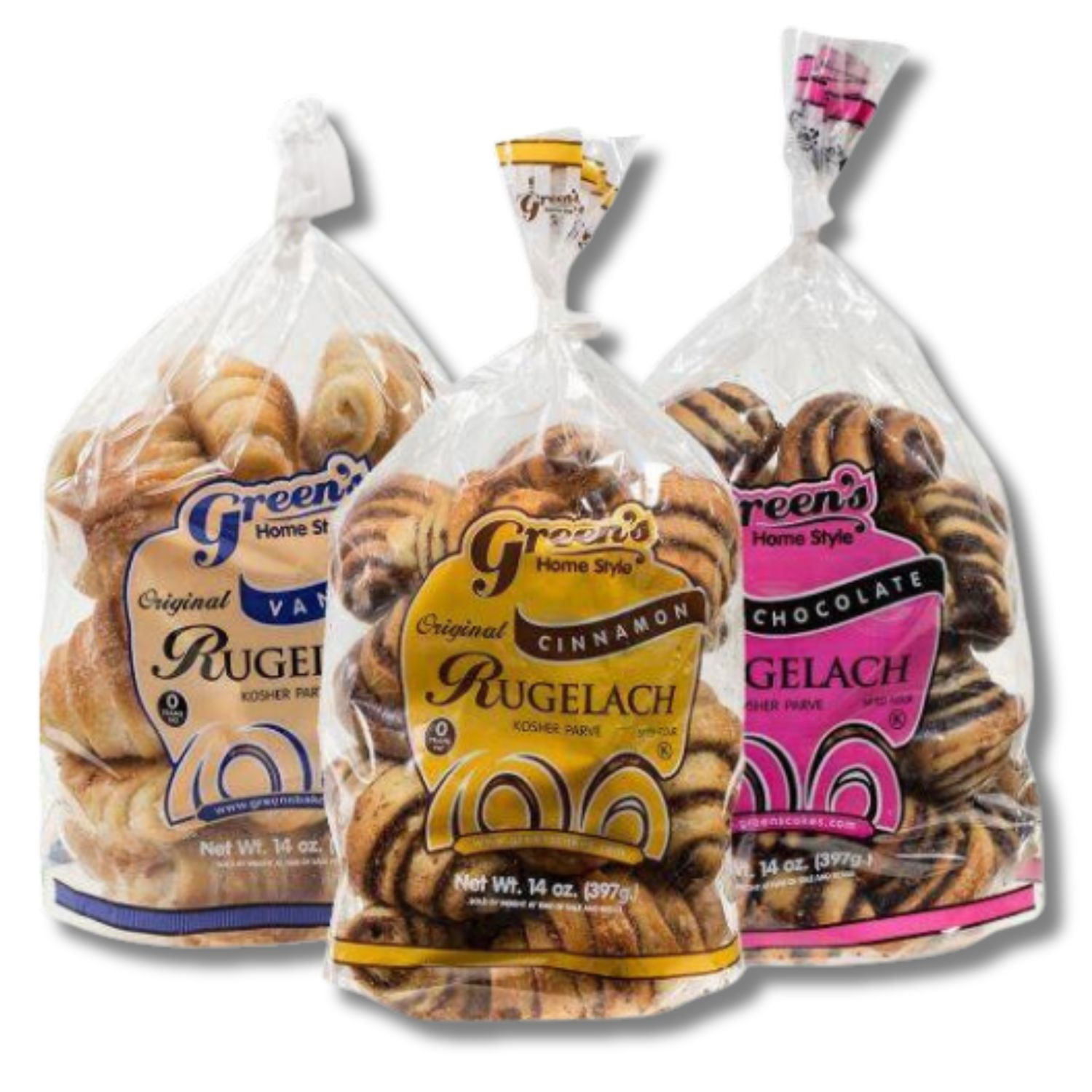 Green's Bakery Cinnamon Rugelach Croissant, 2 Pack 14 oz.
