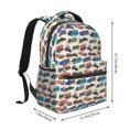 thumbnail image 2 of Disketp Train Mochila Estampada para Hombre y Mujer – Mochila Ligera Clásica con Múltiples Bolsillos para Universidad, Trabajo y Viajes-One Size, 2 of 5