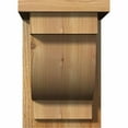 thumbnail image 2 of 8"W x 12"D x 12"H Alpine Rough Sawn Corbel w/Backplate, Western Red Cedar, 2 of 9
