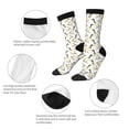 thumbnail image 4 of Fotbe Mallard Ducks Calcetas Largas con Estampado para Hombre y Mujer – Calcetas de Compresión Transpirables y Elásticas, Viajar y Uso Diario Talla 5-11, 4 of 6