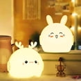 thumbnail image 1 of XWSHYW Electrodomésticos Linda Luz Nocturna para Niños, Luz Nocturna con Sensor para Guardería y Niños Pequeños, Luz Nocturna Portátil para Habitación de Niños, Luces Recargables para Dormir para Niñ, 1 of 7
