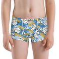 thumbnail image 5 of Yiaed Flower and Sail Boat Print Boys' Boxer Briefs Cotton Casual Stretch Comfort Boys Boxers - Kids Boxer Briefs Underwear for Boys (6-18)-X-Small, 5 of 5