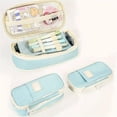 thumbnail image 2 of Big Capacity Pencil Case, Special Cute Aesthetic Pencil Pouch Cases | Big Stationery Pencil Case Bag Navy, 2 of 4
