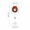 thumbnail image 3 of Christmas Wine Glasses Set of 6, 12oz Holiday Stemware with Smooth 2D Print, Xmas Party Table Decor & Secret Santa Gift, Festive Glassware Collection, 3 of 4