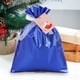 thumbnail image 4 of pstuiky Bolsa de dulces navideña con cordón, diseño de los Elfos y Santa Claus, paquete de bolsas de regalo de dulces con bolsillo, 4 of 5