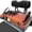 Tropical Sunset Pattern, variant on Pzuqiu 250 Years Eagle Black Golf Cart Seat Protect Your Golf Cart Seat, Fit for Club Car Golf Cart Golf Carts Suitable for 2 Passenger Yamaha