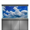 thumbnail image 2 of Aquarium Background Stickers - Sky Cloud Blue White - Fish Tank Reptile Terrarium Decor Poster, 2 of 5