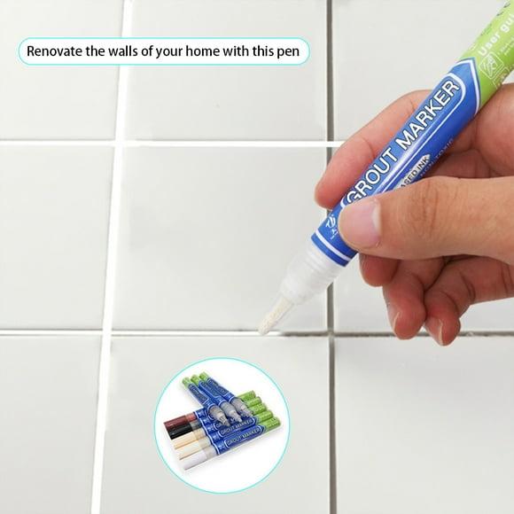 Tile Marker Repair Pen Grout Non-fading Furniture Waterproof Tiles Floor Filling Agents Painting Repairing Mark Pens for Living Room Dormitory Black