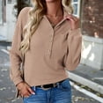 thumbnail image 1 of Blusas elegantes para mujer camisetas de punto a la moda camisetas básicas de Color sólido, 1 of 7