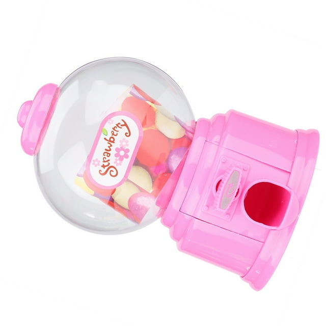Candy Machine, Portable Children Candy Dispenser Plastic Mini Gumballs Dispenser Perfect For Birthdays Kiddie Parties Christmas Novelties Kitchen Dessert Buffet Gift Party Favor