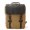 Khaki, variant on Literary backpack square canvas bag,Dark grey