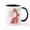 White/Black Inside, variant on CafePress - Happy Easter Bunny Mugs - 11 oz Ceramic Mug - Novelty Coffee Tea Cup