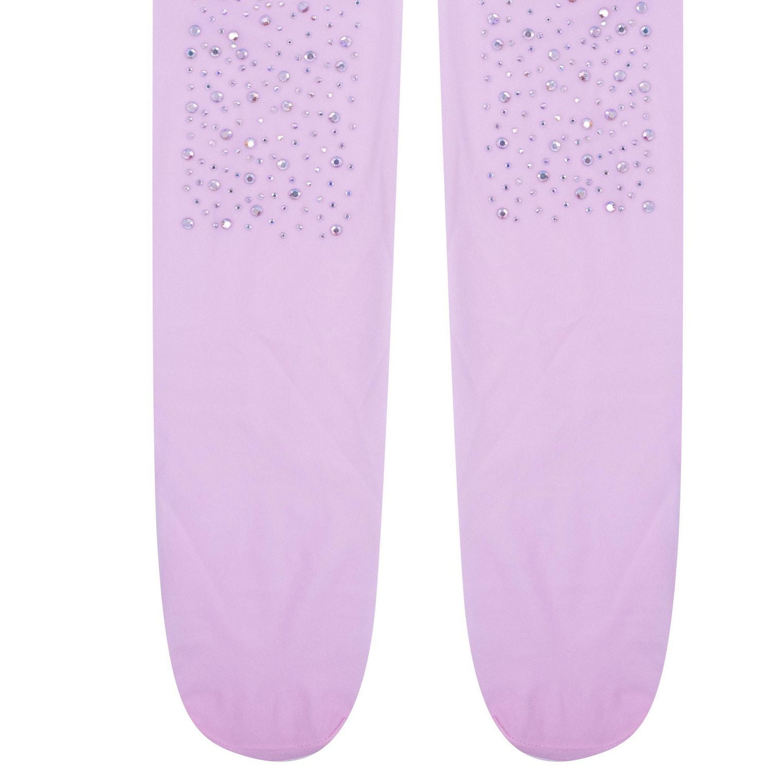 RHINESTONE OPAQUE TIGHTS - PINK