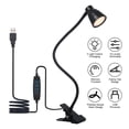 thumbnail image 4 of Desk lamp,Temperature 10 Colors Mode Temperature Lamp Beside Clamp Beside Clamp Clip Table Lamp Beside 24leds Table Lamp 10 Dimmer Dimmable Usb Powered Operated 3 Colors Mode 5w 24leds Table, 4 of 6