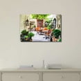 thumbnail image 2 of wall26 Canvas Print Wall Art European Cafe Restaurant Terrace Patio Food Cityscape Photography Modern Art Rustic Scenic Relax/Calm Multicolor Ultra for Living Room, Bedroom, Office - 24"x36&quot, 2 of 4