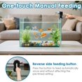 thumbnail image 2 of Automatic Fish Feeder for Aquarium & Fish Tank - Battery Operated Timer with 2 Containers (100ml & 210ml), Blue, 2 of 7