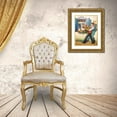 thumbnail image 3 of West, Ronald 12x14 Gold Ornate Wood Framed with Double Matting Museum Art Print Titled - Her Birthday, 3 of 4