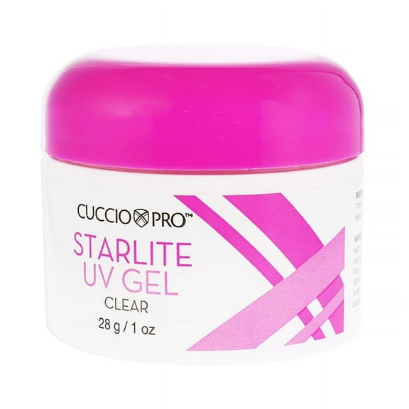 Cuccio Pro Starlite Uv Gel - Clear Nail Gel 1 oz