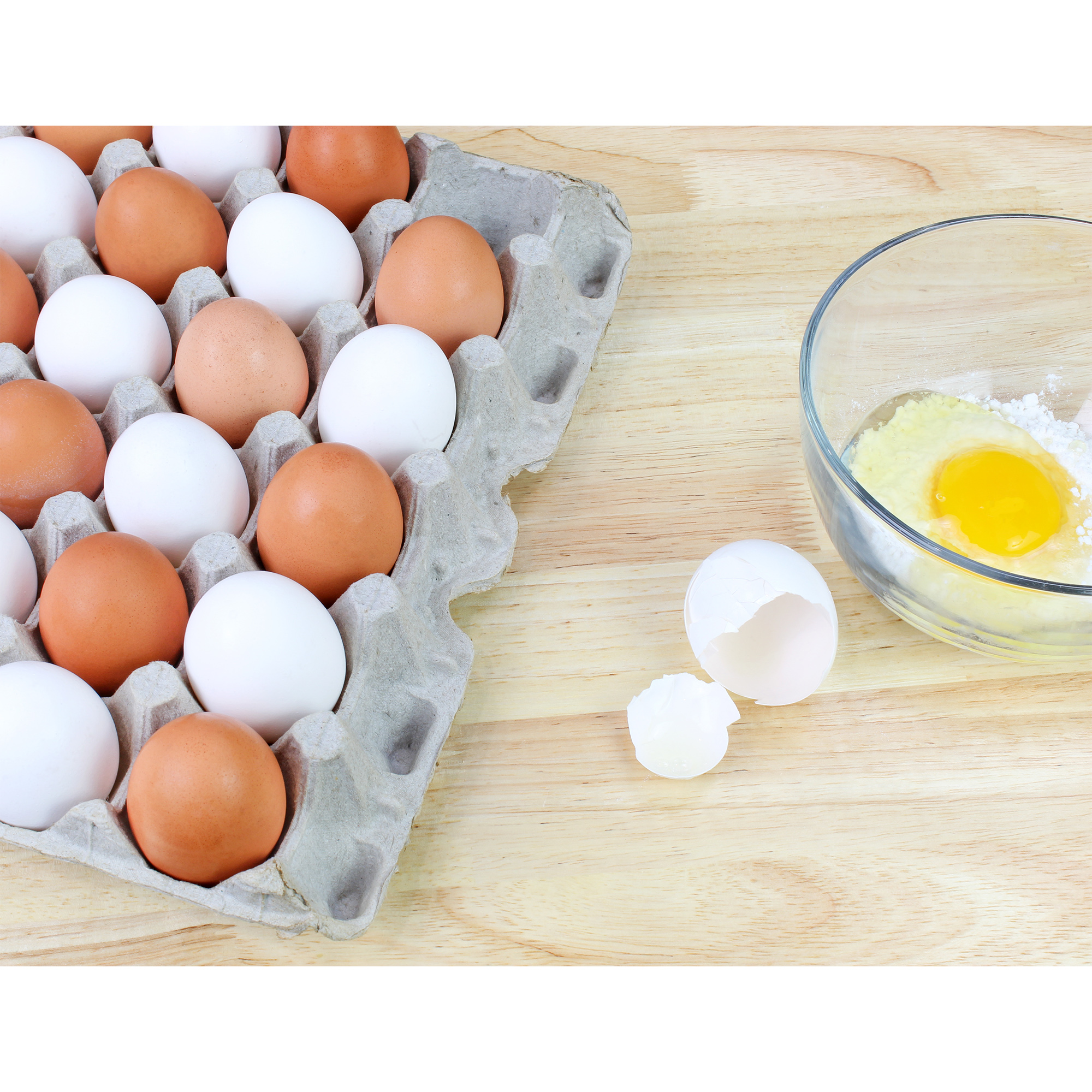 Cornucopia Brands 30-Count Egg Flats (18 Trays); Biodegradable Recycled Material Chicken Egg Cartons, Each Holds 30 Eggs