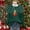 Army Green#346, variant on Christmas Sweatshirt for Women Oversized Crewneck Pleated Ruffle Trim Drop Shoulder Pullover Hoodless Sweatshirts Womens Casual Xmas Graphic Print Round Neck Loose Lantern Sleeve Sweatshirts
