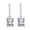 Clear, variant on Liora Dangle Earrings for Women Emerald Cut Cubic Zirconia Hook Ginger Lyne Collection