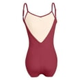 thumbnail image 5 of QHFBli Ballet Leotards for Women, Backless Camisole Bodysuit With Adjustable Straps, Full Lining Dancewear, 5 of 5