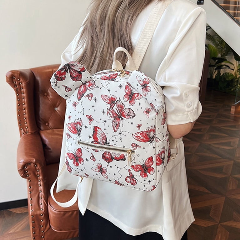 Small Leather Backpack Purse for Women Casual Travel Daypack Amazon.com: JIANLINST Mini Backpack Purse for Women PU  main image 3