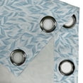 thumbnail image 3 of Ambesonne Leaves Grommet Curtain Single Panel, Nature Growth Vintage, 50"x60", Pale Blue Blue, 3 of 5