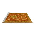 thumbnail image 2 of Ahgly Company Machine Washable Indoor Rectangle Persian Yellow Traditional Area Rugs, 2' x 4', 2 of 4