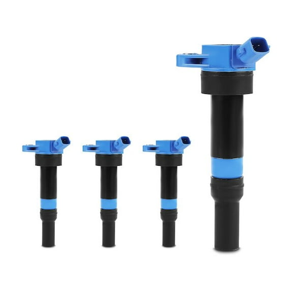 Ignition Coil Kit 4 - Compatible with 2010 - 2020 Hyundai Elantra 2011 2012 2013 2014 2015 2016 2017 2018 2019
